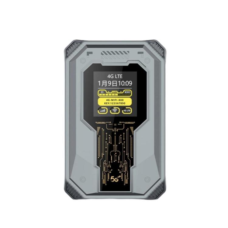 Asia Edition M20 4G/5G Portable WiFi Hotspot 300Mbps SIM Unlocked Pocket Router With Time Display, 4000mAh Long-Lasting Battery - 4G Mobile Wifi by buy2fix | Online Shopping UK | buy2fix