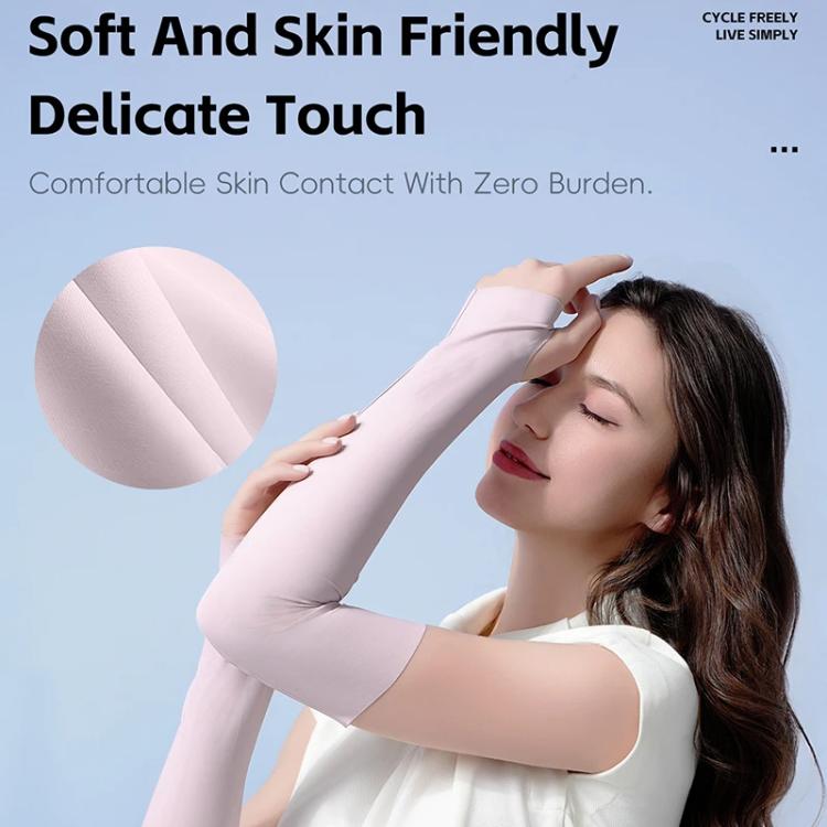 WEST BIKING 1pair Outdoor Cycling Ice Silk UV-Protective Arm Sleeves Fishing Travel Arm Protection Ice Sleeves(Gray) - Protective Gear by WEST BIKING | Online Shopping UK | buy2fix