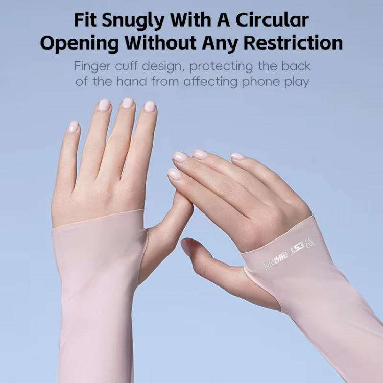 WEST BIKING 1pair Outdoor Cycling Ice Silk UV-Protective Arm Sleeves Fishing Travel Arm Protection Ice Sleeves(Gray) - Protective Gear by WEST BIKING | Online Shopping UK | buy2fix