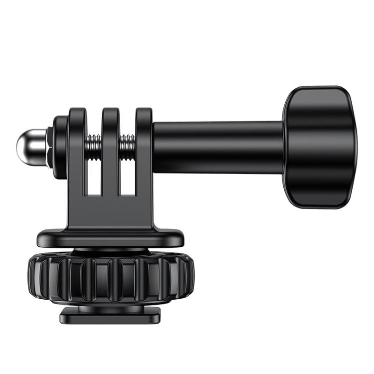VRIG AC24 1/4 Cold Shoe Mount to Action Camera Adapter Cold Shoe Base F External Camera Tripod(Black) - Connection Mount by VRIG | Online Shopping UK | buy2fix