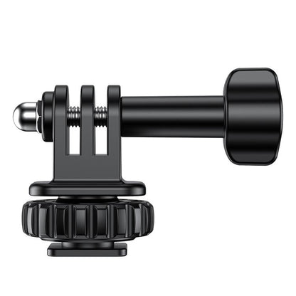 VRIG AC24 1/4 Cold Shoe Mount to Action Camera Adapter Cold Shoe Base F External Camera Tripod(Black) - Connection Mount by VRIG | Online Shopping UK | buy2fix