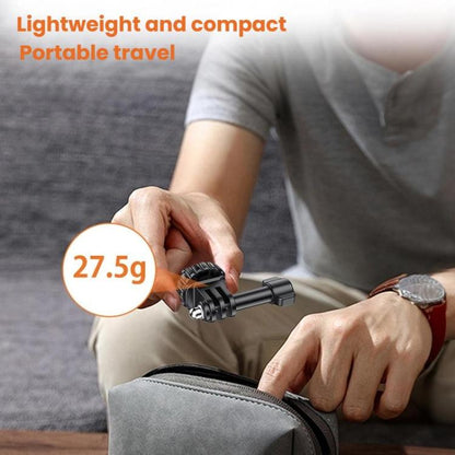 VRIG AC24 1/4 Cold Shoe Mount to Action Camera Adapter Cold Shoe Base F External Camera Tripod(Black) - Connection Mount by VRIG | Online Shopping UK | buy2fix