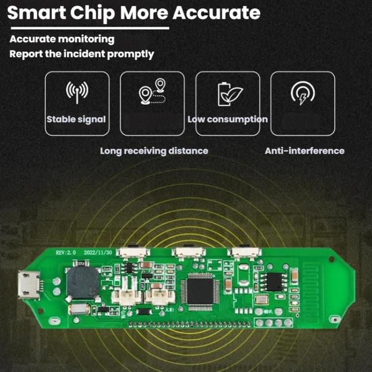 Automotive TPMS Four-Tire Pressure Monitor, Specification: Beep Sound Version External Sensor(Japanese) - Tire Pressure Gauges by buy2fix | Online Shopping UK | buy2fix