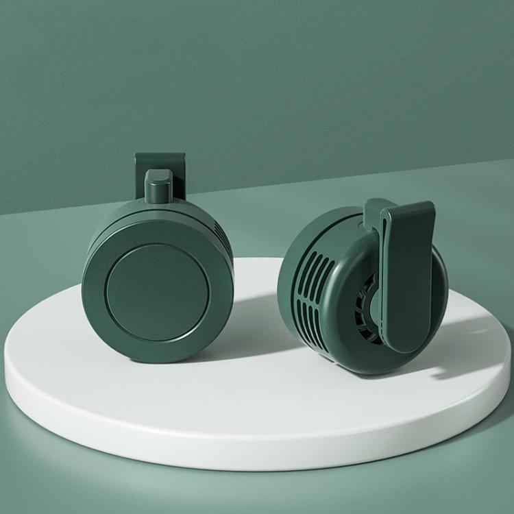 F10 3 Speed Clip-On Quiet Fan USB Mini Desktop Handheld Fan(Green) - Electric Fans by buy2fix | Online Shopping UK | buy2fix