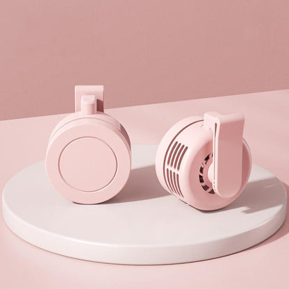 F10 3 Speed Clip-On Quiet Fan USB Mini Desktop Handheld Fan(Pink) - Electric Fans by buy2fix | Online Shopping UK | buy2fix