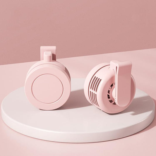 F10 3 Speed Clip-On Quiet Fan USB Mini Desktop Handheld Fan(Pink) - Electric Fans by buy2fix | Online Shopping UK | buy2fix