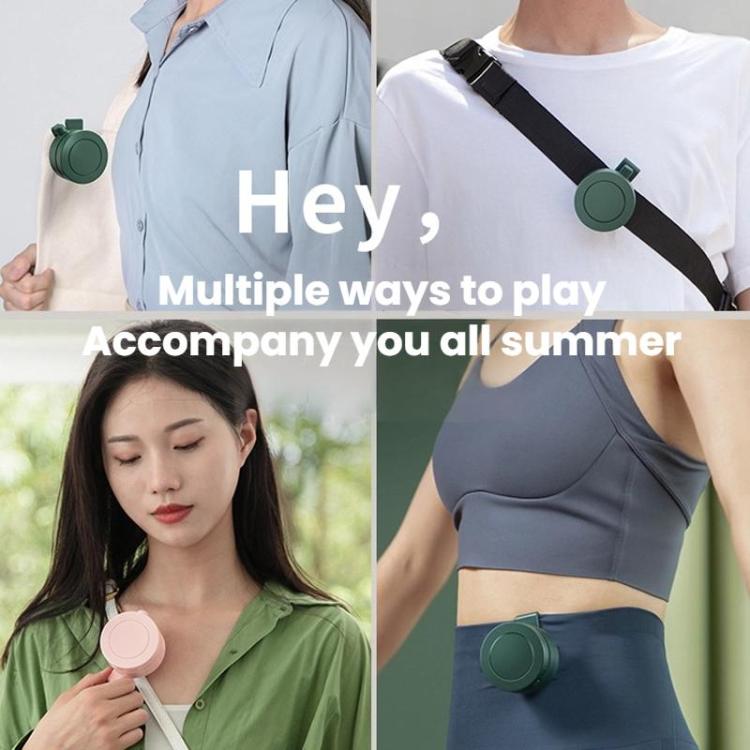 F10 3 Speed Clip-On Quiet Fan USB Mini Desktop Handheld Fan(Green) - Electric Fans by buy2fix | Online Shopping UK | buy2fix