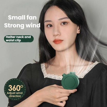 F10 3 Speed Clip-On Quiet Fan USB Mini Desktop Handheld Fan(Green) - Electric Fans by buy2fix | Online Shopping UK | buy2fix