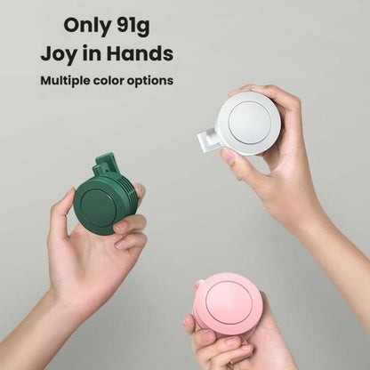 F10 3 Speed Clip-On Quiet Fan USB Mini Desktop Handheld Fan(Green) - Electric Fans by buy2fix | Online Shopping UK | buy2fix