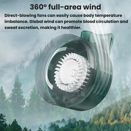 F10 3 Speed Clip-On Quiet Fan USB Mini Desktop Handheld Fan(Green) - Electric Fans by buy2fix | Online Shopping UK | buy2fix