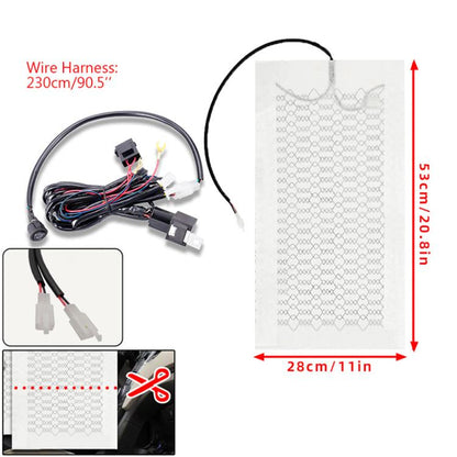 12V Universal Winter Car Seat Heating Pad Set 8: 5-gear + 2 Seats (4 Heating Pads) - Seat Accessories by buy2fix | Online Shopping UK | buy2fix