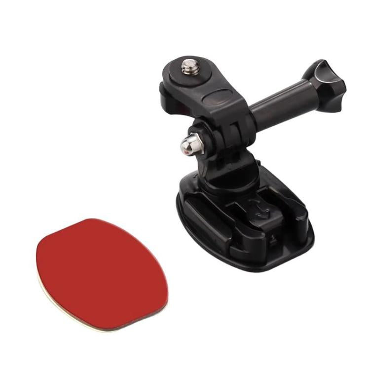 3sets 1/4 Screw Adapter Quick-Release Base Motorcycle Helmet Accessory Base, Spec: Plane - Helmet Mount by buy2fix | Online Shopping UK | buy2fix