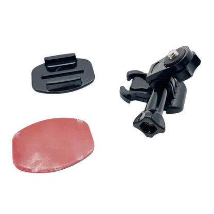 3sets 1/4 Screw Adapter Quick-Release Base Motorcycle Helmet Accessory Base, Spec: Plane - Helmet Mount by buy2fix | Online Shopping UK | buy2fix