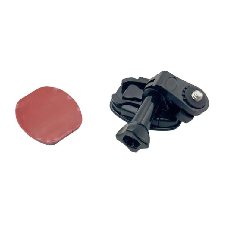 3sets 1/4 Screw Adapter Quick-Release Base Motorcycle Helmet Accessory Base, Spec: Plane - Helmet Mount by buy2fix | Online Shopping UK | buy2fix