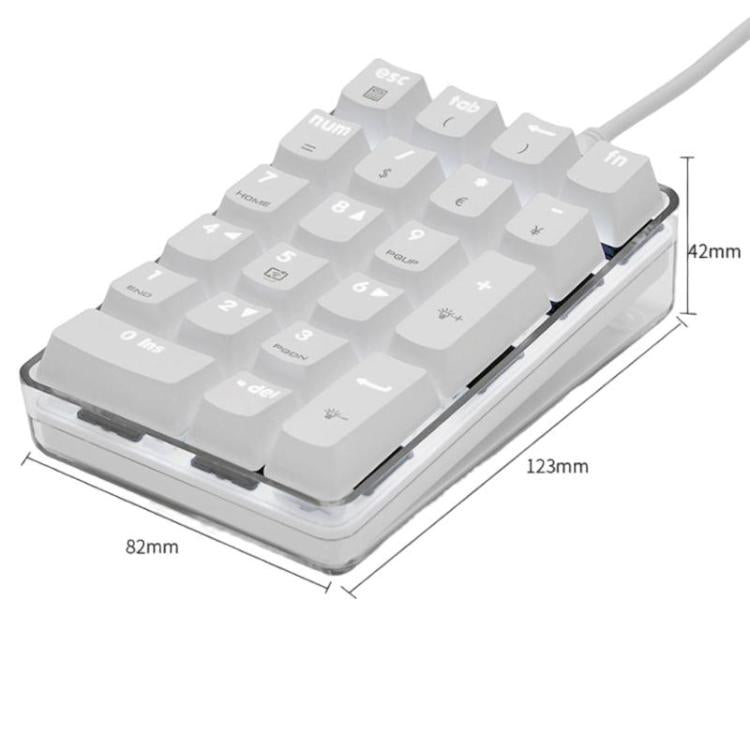Little Kangaroo DS-9817 Backlit Non-Switching Wired Numeric Keypad Financial Business Banking Keyboard - Mini Keyboard by Little Kangaroo | Online Shopping UK | buy2fix