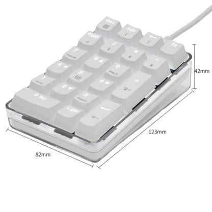 Little Kangaroo DS-9817 Backlit Non-Switching Wired Numeric Keypad Financial Business Banking Keyboard - Mini Keyboard by Little Kangaroo | Online Shopping UK | buy2fix