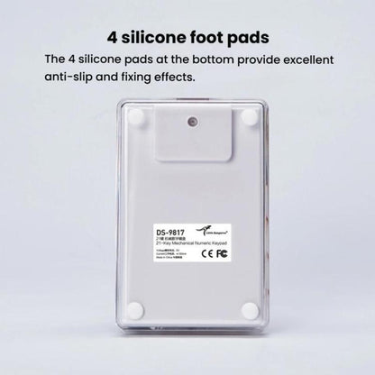 Little Kangaroo DS-9817 Backlit Non-Switching Wired Numeric Keypad Financial Business Banking Keyboard - Mini Keyboard by Little Kangaroo | Online Shopping UK | buy2fix