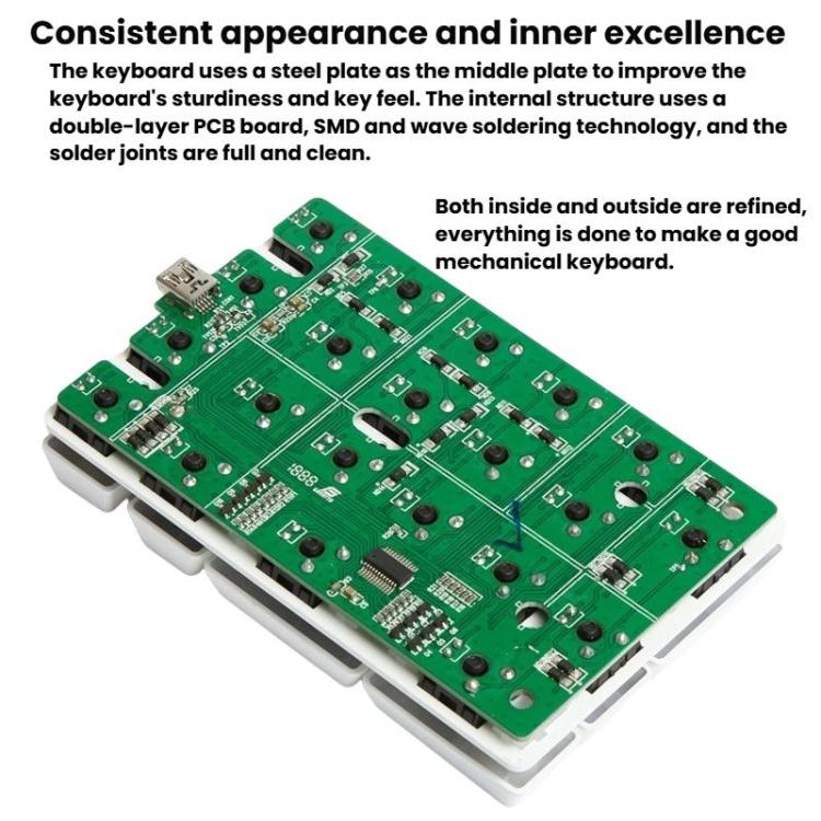 Little Kangaroo DS-9817 Backlit Non-Switching Wired Numeric Keypad Financial Business Banking Keyboard - Mini Keyboard by Little Kangaroo | Online Shopping UK | buy2fix