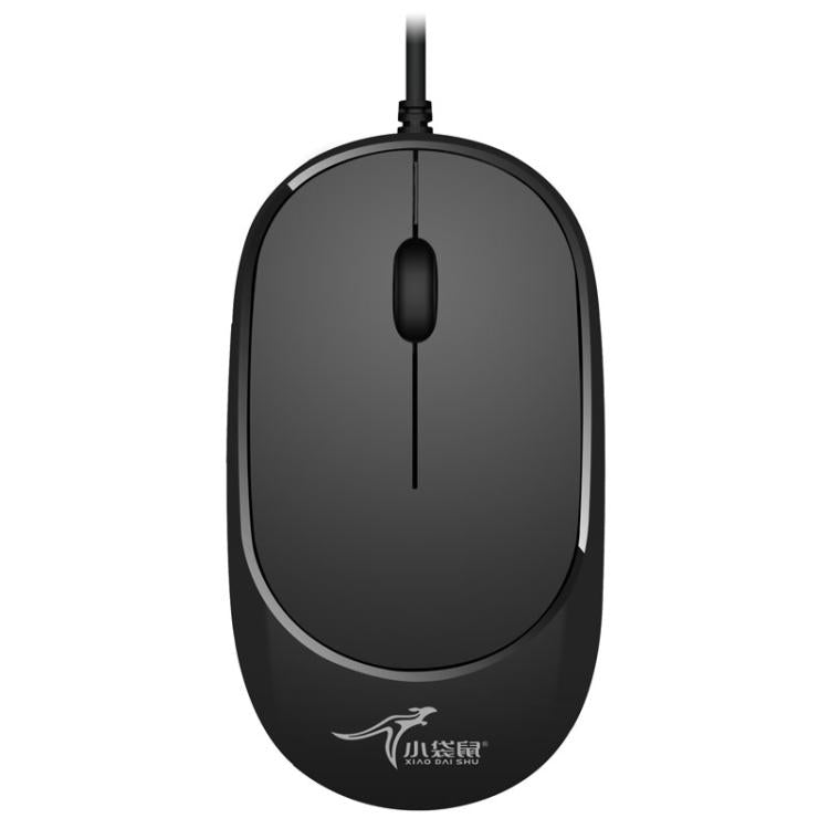 Little Kangaroo DS-919 Anti-Static Anti-Interference Wired Mouse Business Industrial Slim Mouse, Spec: PS2 Round Port - Wired Mice by Little Kangaroo | Online Shopping UK | buy2fix