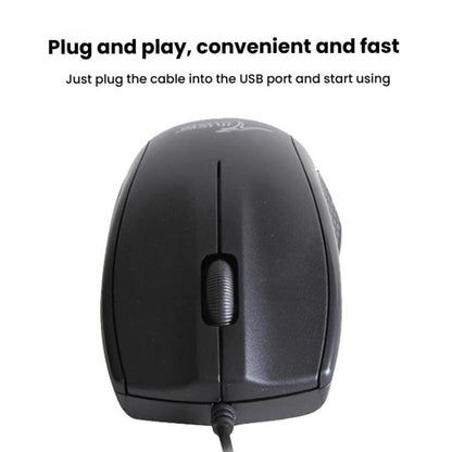 Little Kangaroo DS-911 1200DPI Ambidextrous Wired Laptop Mouse Desktop Mouse For Office & Home Use, Spec: PS2 Round Port - Wired Mice by Little Kangaroo | Online Shopping UK | buy2fix