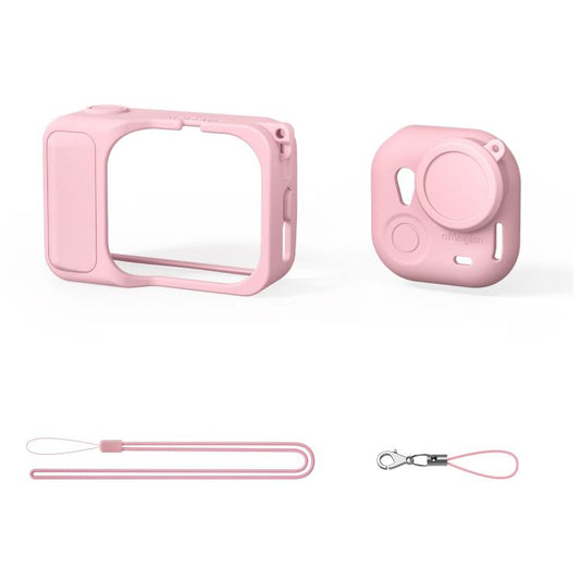 For Insta360 Go Ultra aMagisn Silicone Protective Case Kit All-round Protection Shell(Pink) - Case & Bags by aMagisn | Online Shopping UK | buy2fix