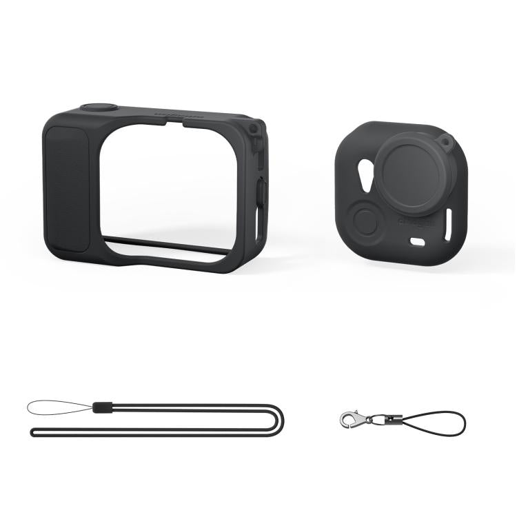 For Insta360 Go Ultra aMagisn Silicone Protective Case Kit All-round Protection Shell(Black) - Case & Bags by aMagisn | Online Shopping UK | buy2fix