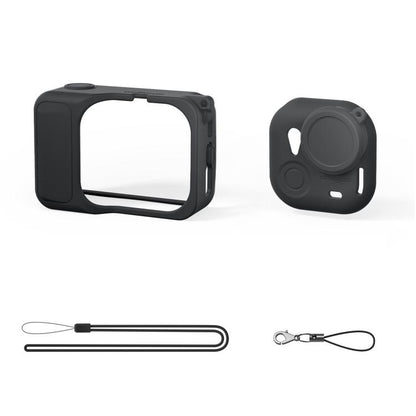 For Insta360 Go Ultra aMagisn Silicone Protective Case Kit All-round Protection Shell(Black) - Case & Bags by aMagisn | Online Shopping UK | buy2fix