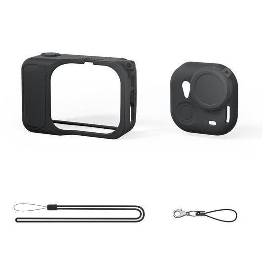 For Insta360 Go Ultra aMagisn Silicone Protective Case Kit All-round Protection Shell(Black) - Case & Bags by aMagisn | Online Shopping UK | buy2fix