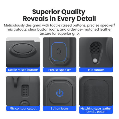 For Insta360 Go Ultra aMagisn Silicone Protective Case Kit All-round Protection Shell(Gray) - Case & Bags by aMagisn | Online Shopping UK | buy2fix