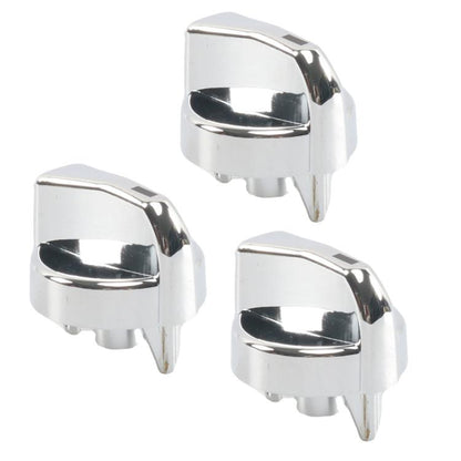 Car Air Conditioning Heater Control Knob For Peterbilt, Color: Silver 3pcs - Car Switches by buy2fix | Online Shopping UK | buy2fix