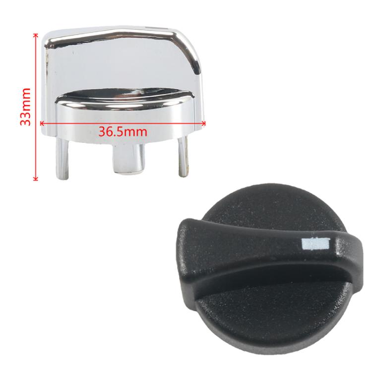 Car Air Conditioning Heater Control Knob For Peterbilt, Color: Black 3pcs - Car Switches by buy2fix | Online Shopping UK | buy2fix