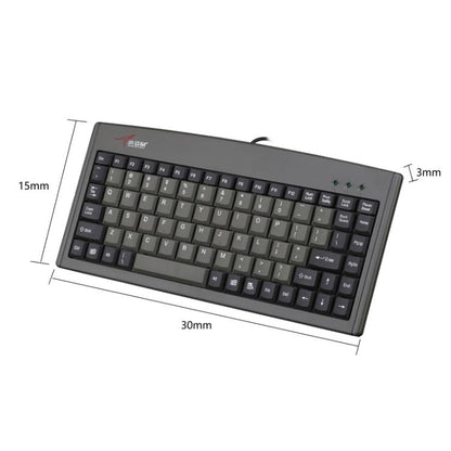 Little Kangaroo DS-3000 88 Key Wired Keyboard With Magnetic Ring Laptop Industrial Office Keyboard, Spec: USB - Wired Keyboard by Little Kangaroo | Online Shopping UK | buy2fix
