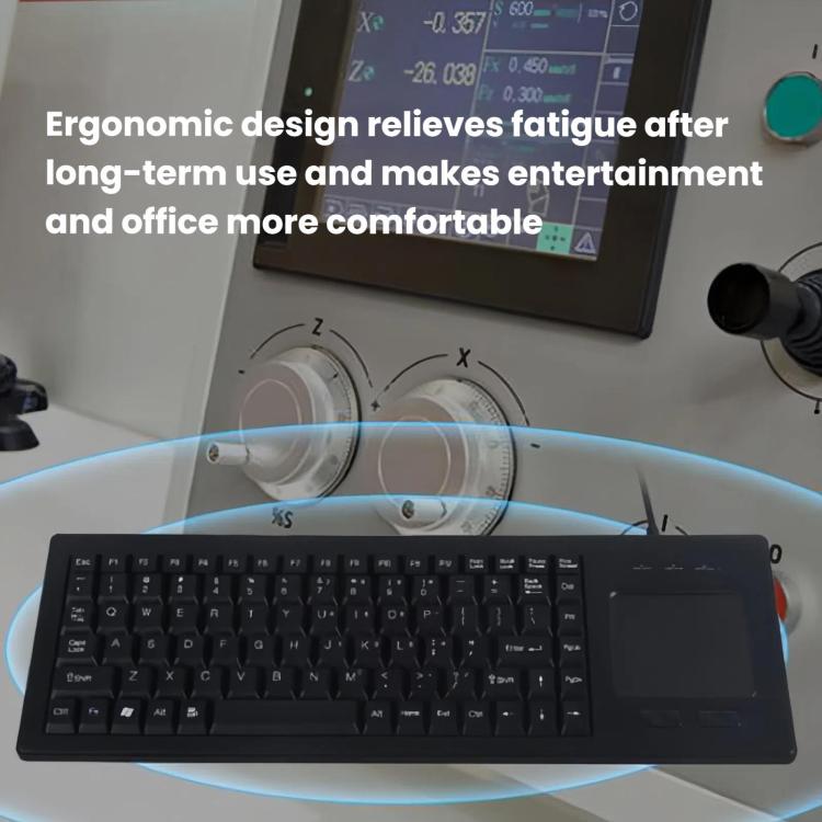 Little Kangaroo DS-8500 Laptop Wired Keyboard With Touchpad, Spec: USB With Ears - Wired Keyboard by Little Kangaroo | Online Shopping UK | buy2fix