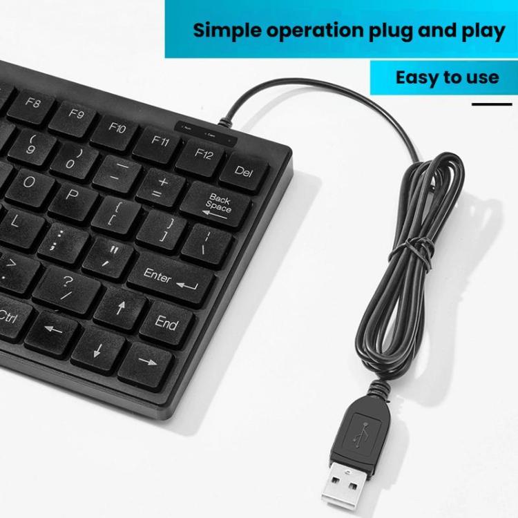Little Kangaroo DS-8500 Laptop Wired Keyboard With Touchpad, Spec: PS2 With Ears - Wired Keyboard by Little Kangaroo | Online Shopping UK | buy2fix