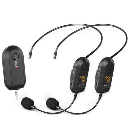 1 In 2 Headwear Wireless 2.4G Microphone Amplifier Portable Microphone - Microphone by buy2fix | Online Shopping UK | buy2fix