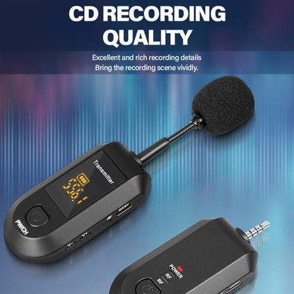 1 In 2 Lapel Clip Wireless 2.4G Microphone Amplifier Portable Microphone - Microphone by buy2fix | Online Shopping UK | buy2fix