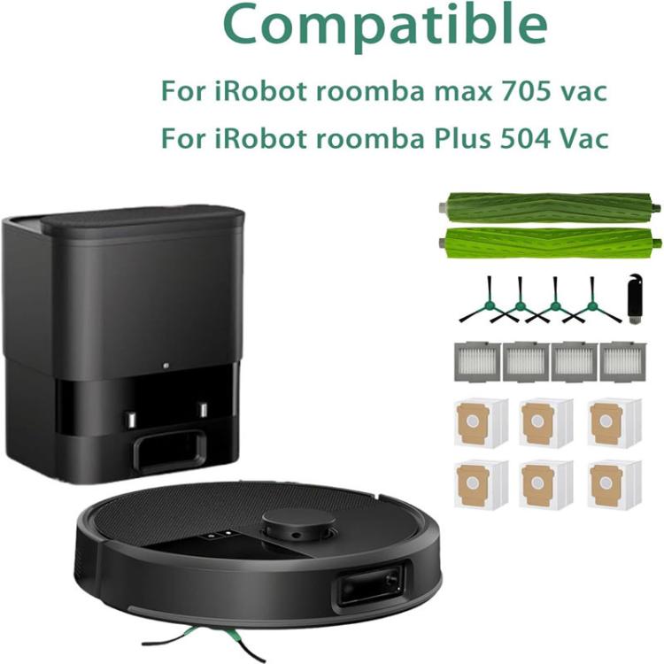 17 In 1 A Set For iRobot Roomba Max 705 Vac / Plus 504 Vac Vacuums Cleaners - For iRobot Accessories by buy2fix | Online Shopping UK | buy2fix