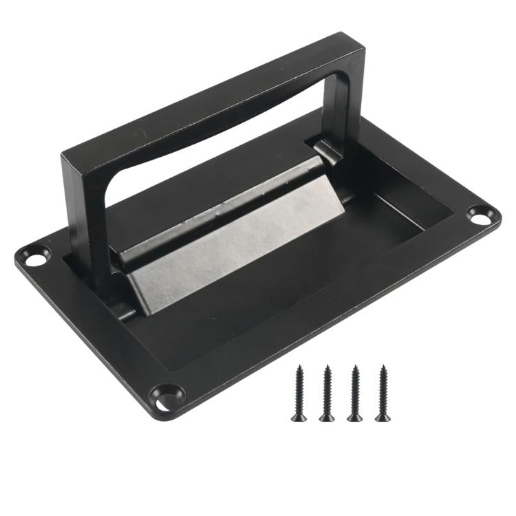 Recessed Foldable Invisible Handle for RV Boat Deck Hatches, Color: Black with Screws - Door Handles by buy2fix | Online Shopping UK | buy2fix