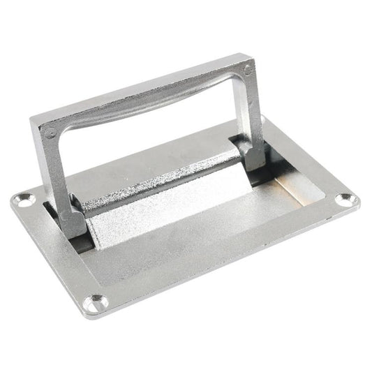 Recessed Foldable Invisible Handle for RV Boat Deck Hatches, Color: Silver - Door Handles by buy2fix | Online Shopping UK | buy2fix