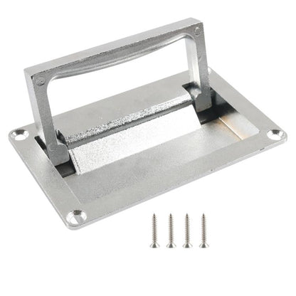Recessed Foldable Invisible Handle for RV Boat Deck Hatches, Color: Silver with Screws - Door Handles by buy2fix | Online Shopping UK | buy2fix
