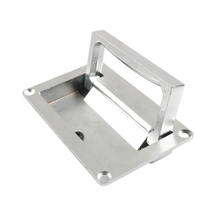 Recessed Foldable Invisible Handle for RV Boat Deck Hatches, Color: Silver with Screws - Door Handles by buy2fix | Online Shopping UK | buy2fix