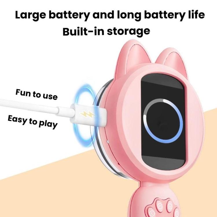 HM020B 4X HD Handheld Children Electronic Magnifier With Screen 2MP Digital Microscope(Purple) - Digital Microscope by buy2fix | Online Shopping UK | buy2fix