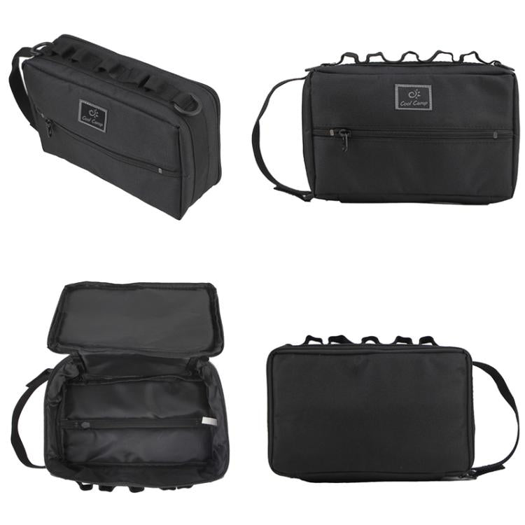 COOL CAMP CF-3303 Car Tissue Hanging Bag Outdoor Camping Tool Tableware Storage Bag(Black) - Stowing Tidying by COOL CAMP | Online Shopping UK | buy2fix
