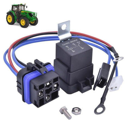 AM107421 Switch Starter Relay Kit for John Deere(40A/30A  12VDC) - Relays by buy2fix | Online Shopping UK | buy2fix
