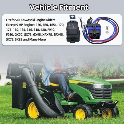 AM107421 Switch Starter Relay Kit for John Deere(40A/30A  12VDC) - Relays by buy2fix | Online Shopping UK | buy2fix