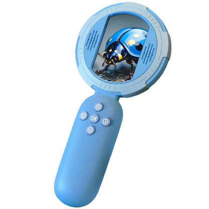 HM020-C Handheld Children Electronic Magnifier HD 2MP Digital Microscope(Blue) - Digital Microscope by buy2fix | Online Shopping UK | buy2fix