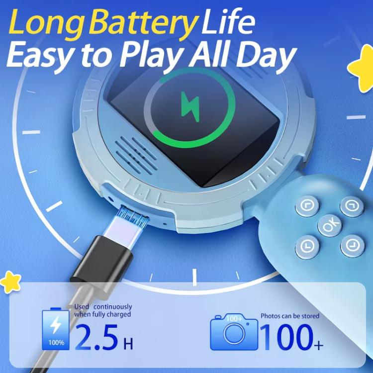 HM020-C Handheld Children Electronic Magnifier HD 2MP Digital Microscope(Blue) - Digital Microscope by buy2fix | Online Shopping UK | buy2fix