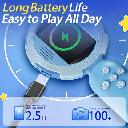 HM020-C Handheld Children Electronic Magnifier HD 2MP Digital Microscope(Blue) - Digital Microscope by buy2fix | Online Shopping UK | buy2fix