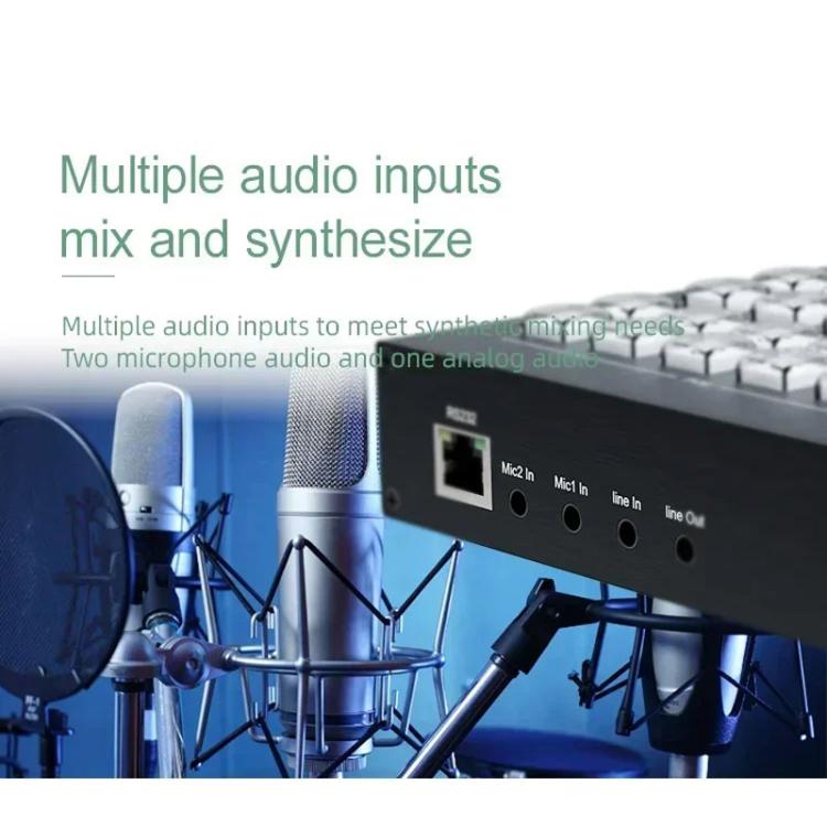 4 In 2 Out HDMI Guide Switchboard Type-C Capture Port OSD Display Game Switcher US Plug(Black) - Live Sound Effects Processors by buy2fix | Online Shopping UK | buy2fix