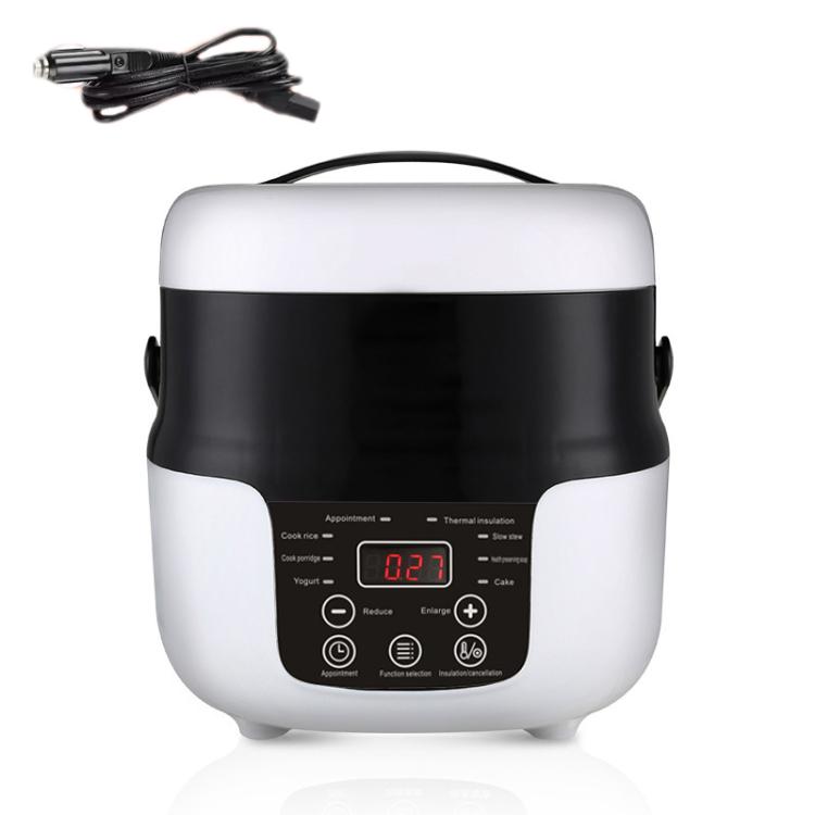 12V-24V 2L Car-Mounted Push-Button Rice Cooker, Specification: Russian - Rice Cookers by buy2fix | Online Shopping UK | buy2fix